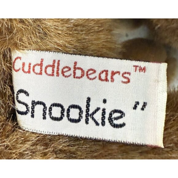 Cuddlebears "Snookie" Brown Plush Teddy Bear Stuffed Animal Stuffed Animal House - Picture 5 of 9